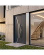 Anthracite double front entry door