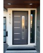 Anthracite security external dark anthracite single steel door 