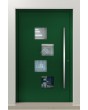 LIM 14E - modern aluminum door with four square windows