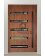 PIVOT 39 - aluminum prehung aluminum pivot door