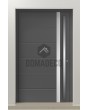 LIM 41 - hurricane proof aluminium front door with strip