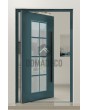 PIVOT CL06 -  classically styled traditional aluminum pivot door with glass