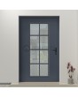 LIM CL06 - classic aluminum hinged front door with glass