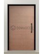 PIVOT Copper - Aluminum pivot door with a copper coating