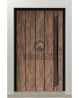 PIVOT WOODLINE 2 - pivot door covered Tambora High Pressure Laminate wood imitation