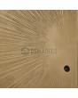 LIM M8 - hinged aluminum front door with gold texture of milled metal