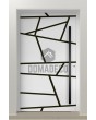 LIM W360 - modern aluminum front door with stripes