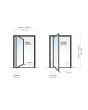 PIVOT C20 - aluminum pivot door with glass