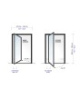 PIVOT WOODLINE 2 - pivot door covered Tambora High Pressure Laminate wood imitation