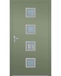 LIM AP08 - hurricane resistant modern aluminum front door