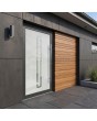 LIM Glass S9 - origin frosted front door with transparent decor
