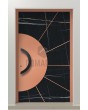 LIM Sahara - aluminum hinged door covered with Sahara Noir sintered quartz and copper sheet