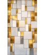 LIM SG2 -  Custom Stained Glass external aluminum hinged door