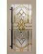 LIM SG4 - Stained Glass external aluminum hinged door