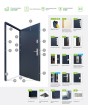 Fargo 32B DB - entrance door with side panel