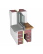 S68-S2 - single casement aluminum window