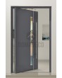 PIVOT Tiret - anti-burglary aluminum pivot entrance door