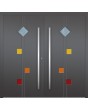 LIM Tonel double - aluminum double main door