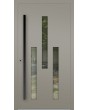 LIM TURMA - modern aluminum front door with glass