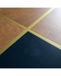 LIM V10 - aluminium front door with wooden decor