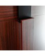 LIM V12 - aluminum front door covered sublimated wood
