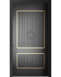 LIM V15 - aluminum front door with applied and milled elements