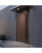 walnut aluminum house entry door