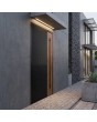 LIM V23 - Modern Front Door with Milled Grooves and Accents