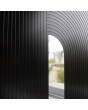 LIM V25 - Modern Front Door with Geometric Milling and Glass
