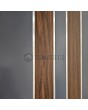 PIVOT V28 - aluminum front door with wooden decor