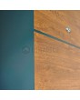 LIM V36 - aluminum front door with wooden decor