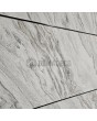 LIM V42 - aluminum front door covered with white rock stone texture