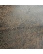 LIM V53 - rust aluminum entry door covered with corten sintered quartz