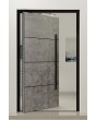 PIVOT V56 - aluminum pivot door covered with sintered quartz