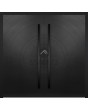 LIM v63 double - aluminum double door with milled pattern