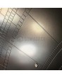 LIM V63 - aluminum hinged front door with milled pattern