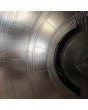 LIM V63 - aluminum hinged front door with milled pattern