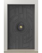 PIVOT V65 - pivot front door with milled pattern