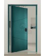 PIVOT V66 - pivot front door with milled pattern