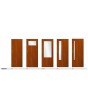 Plano DEC - wooden rail interior door