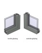 S68-D7 - double aluminum window