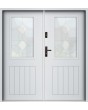 Sta Volta Double - steel double door with window