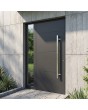 Anthracite modern aluminum front door