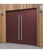 LIM W313 double - modern double aluminum door wirh ribs