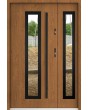 Sta Hevelius Duo Noir - glass entry doors residential with side panel