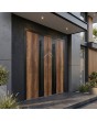 double entry door covered Barrique Oak High Pressure Laminate