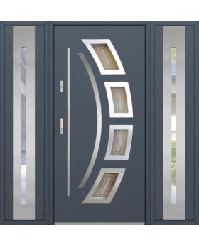 Fargo 21 T - exterior front entry door with 2 side panels