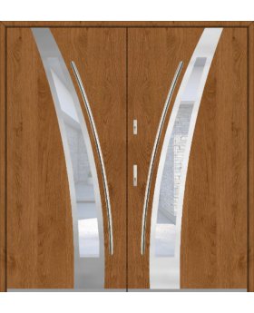 Fargo 36 DB - front door with side panels Domadeco