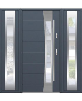 Fargo 37 T - stainless steel front door with two side panels