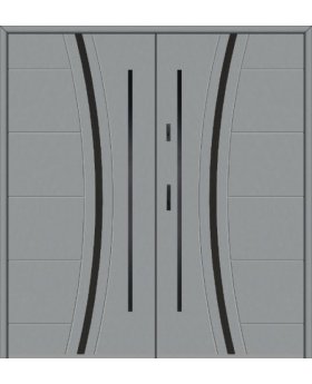 Fargo 40 double - french stainless steel large front door